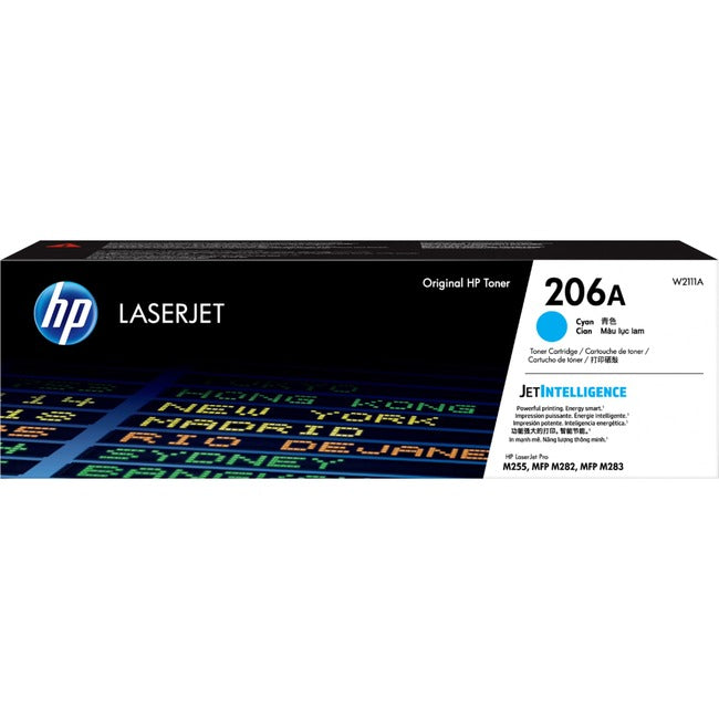 Cartouche de toner laser d'origine HP 206A - Cyan - 1 unité