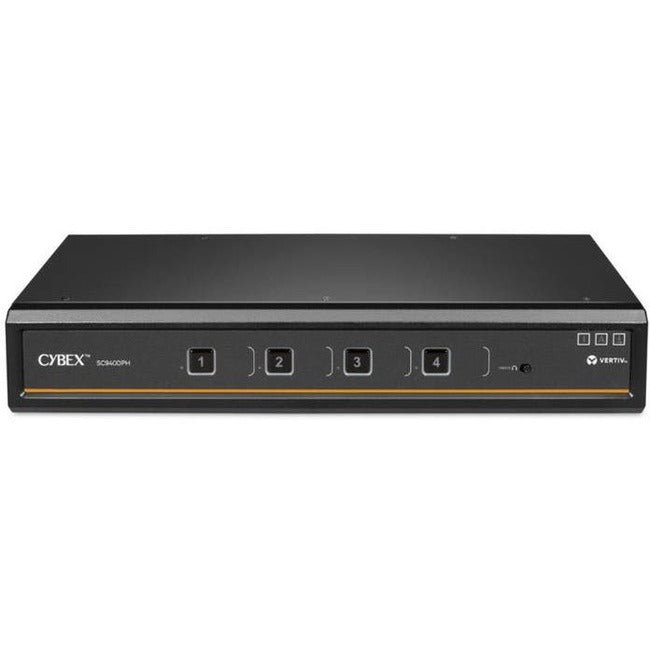 KVM sécurisé Vertiv Cybex SC900 | Double tête | DisplayPort universel à 4 ports | Certifié NIAP version 4.0