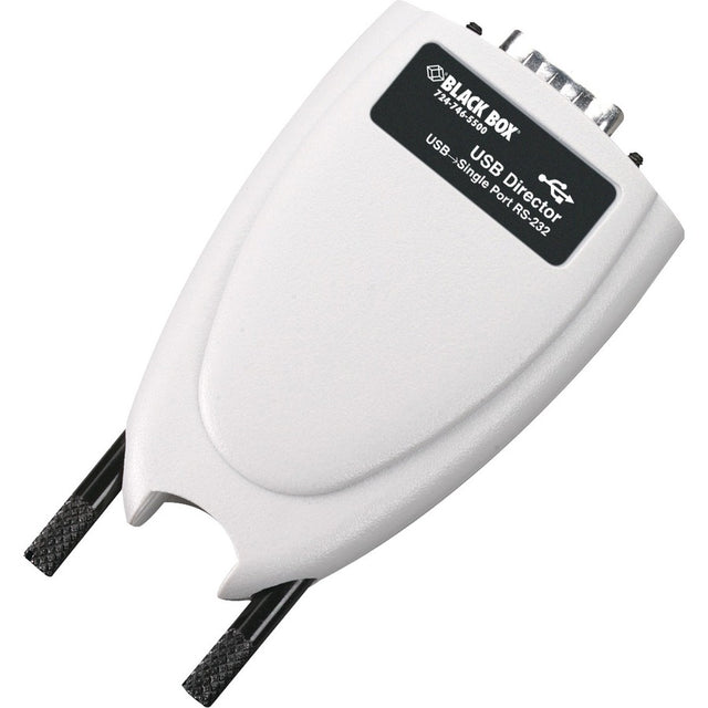 Black Box USB to RS-232 Converter - DB9, 1-Port