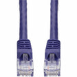 AddOn 5ft Purple CAT 6A PVC Ethernet Cable Snagless Bubble Boot RJ-45 M/M