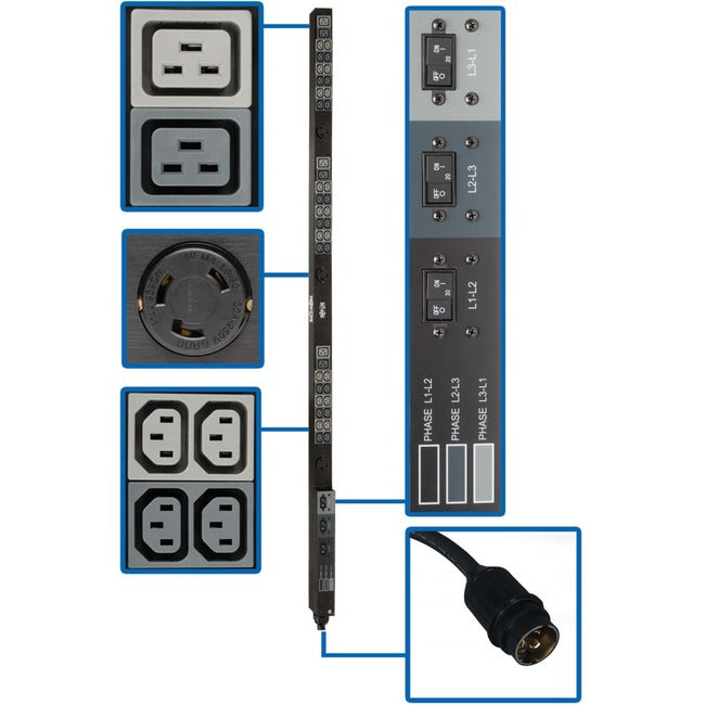 PDU 3V6H50A Tripp Lite par Eaton à 45 prises