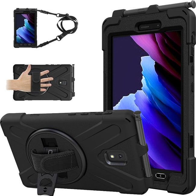 CODi Rugged Rugged Carrying Case for 8" Samsung Galaxy Tab Active3 Tablet - Black