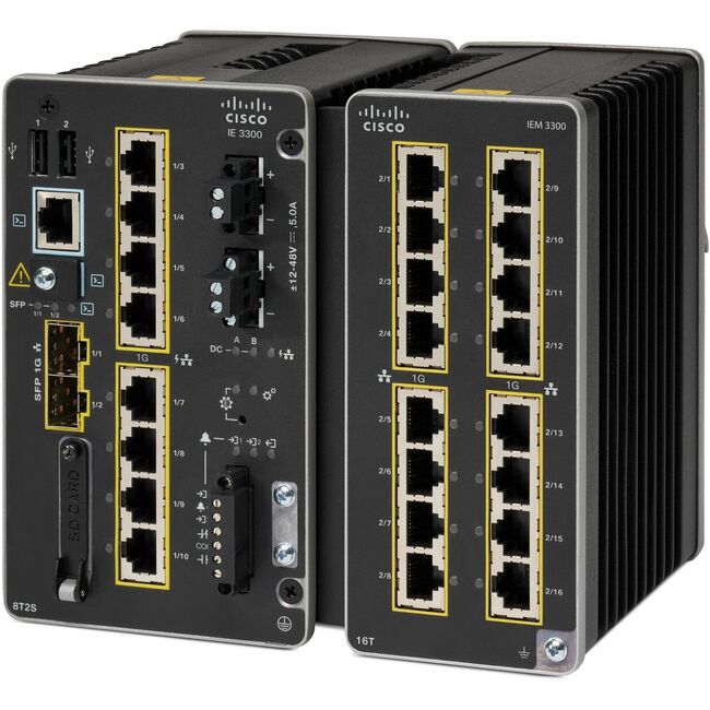 CtlystIE3300w/8GECopperand2GESFP,ModulaireNA REMANUFACTURED
