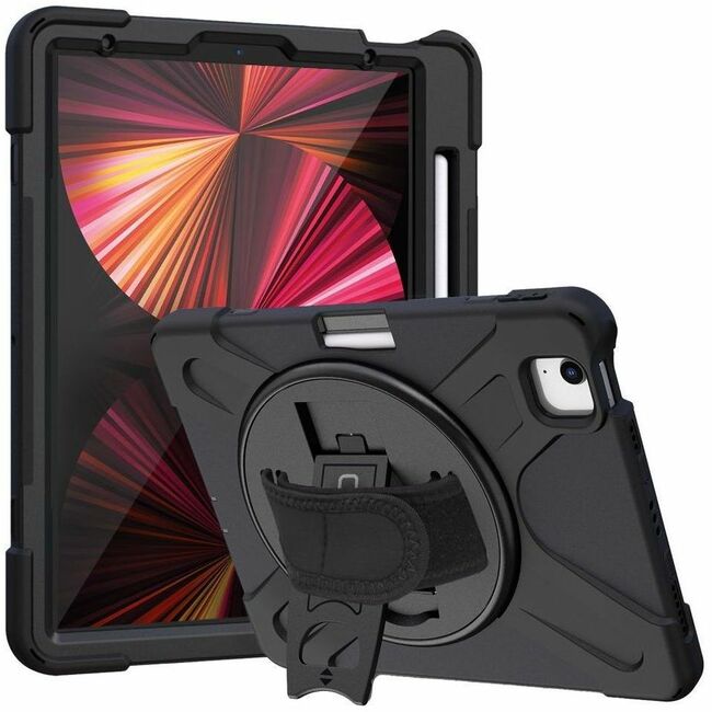CODi Rugged Rugged Carrying Case for 12.9" Apple iPad Pro (5th Generation), iPad Pro (6th Generation), iPad Pro (3rd Generation), iPad Pro (4th Generation) Tablet, Apple Pencil, Stylus - Black