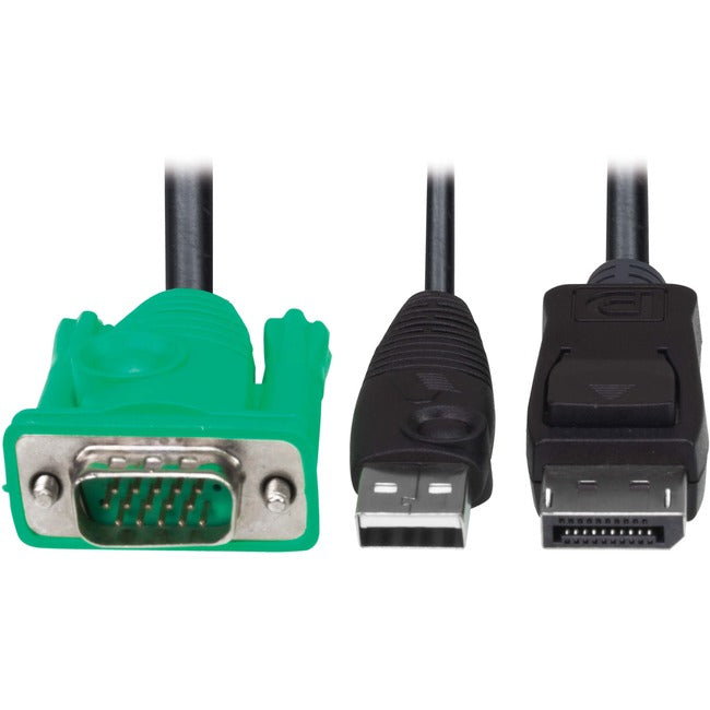 Tripp Lite by Eaton P778-006-DP VGA to DisplayPort and USB Adapter Cable Kit, 6 ft. (1.8 m)