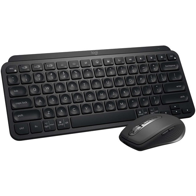 Clavier sans fil minimaliste rétroéclairé Logitech MX Keys Mini, compact, Bluetooth, rétroéclairé, USB-C, compatible avec Apple macOS, iOS, Windows, Linux, Android, construction en métal (noir)
