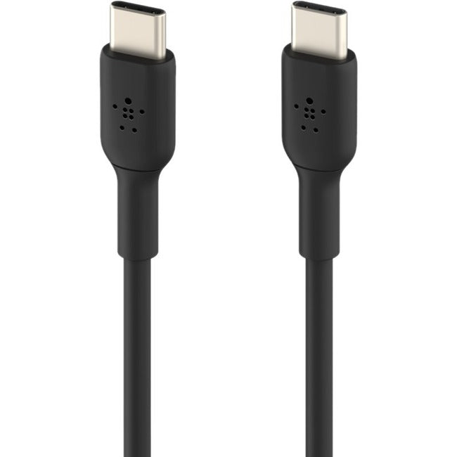 Câble USB-C vers USB-C 60 W Belkin - 480 Mbps - PVC - M/M - 1 m/3,3 pi - Noir