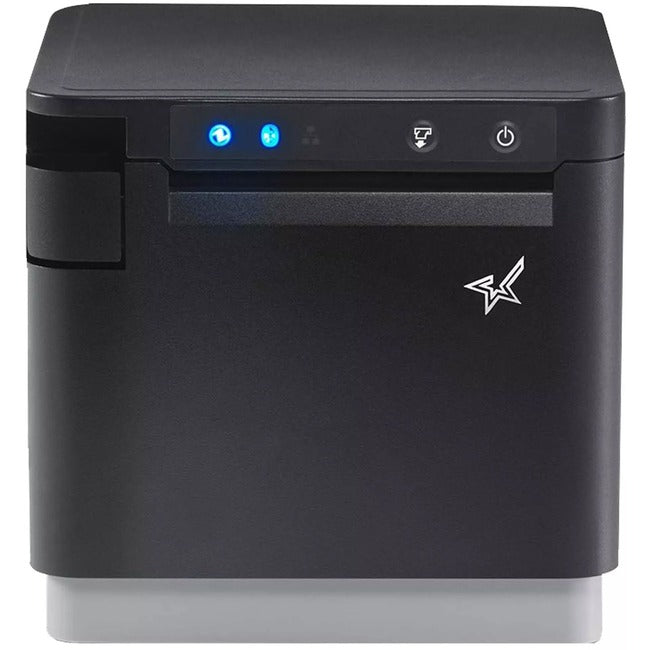 Star Micronics mC-Print3 MCP31L NH BK US Desktop Direct Thermal Printer - Monochrome - Receipt Print - Ethernet - USB - USB Host - With Cutter - Black - 3.15" Print Width - 9.84 in/s Mono - 203 dpi - 3.15" Width - 3.15" Label Width - Star Mode Emulation -