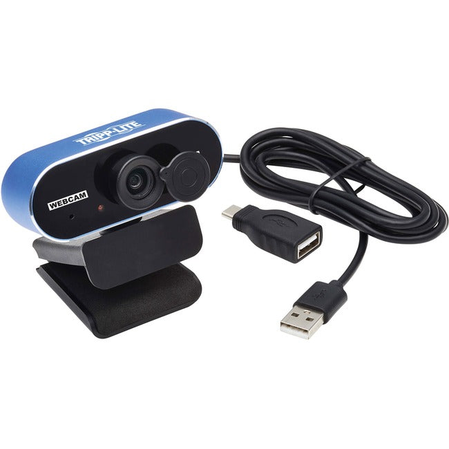 Webcam Tripp Lite par Eaton AWC-002 - 2 mégapixels - 30 ips - Noir, Bleu - USB 2.0