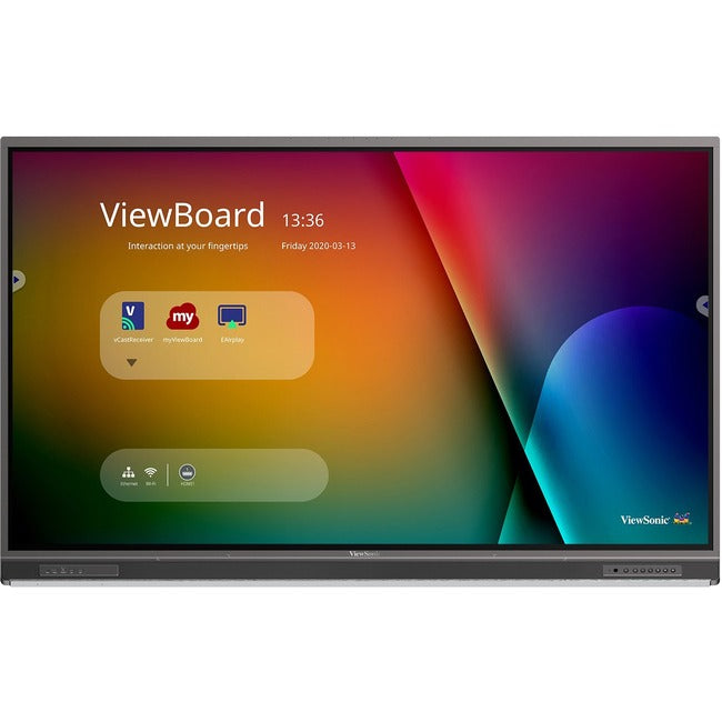 ÉCRAN PLAT INTERACTIF VIEWSONIC 75 VIEWBOARD 4K ULTRA HD AVEC MICRO INTÉGRÉ