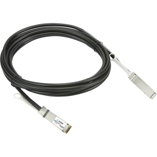 Câble DAC passif Axiom 40GBASE-CR4 QSFP+ compatible Amphenol 5 m