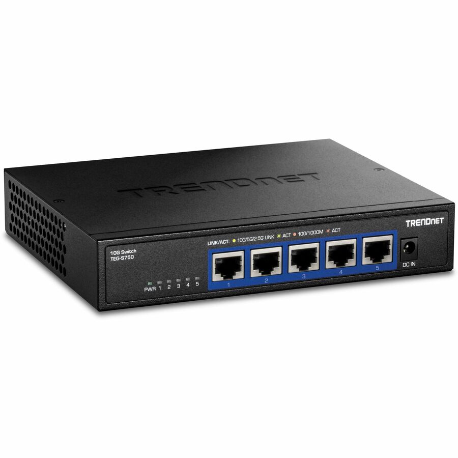 Commutateur 10G à 5 ports TRENDnet TEG-S750 - Solution de mise en réseau à haut débit