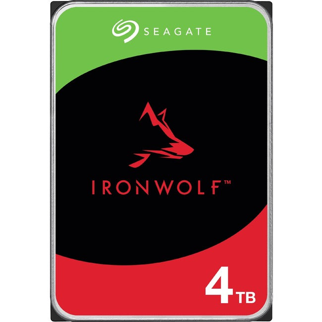 Disque dur Seagate IronWolf ST4000VN006 4 To - 3,5" interne - SATA (SATA/600) - Méthode d'enregistrement magnétique conventionnel (CMR)