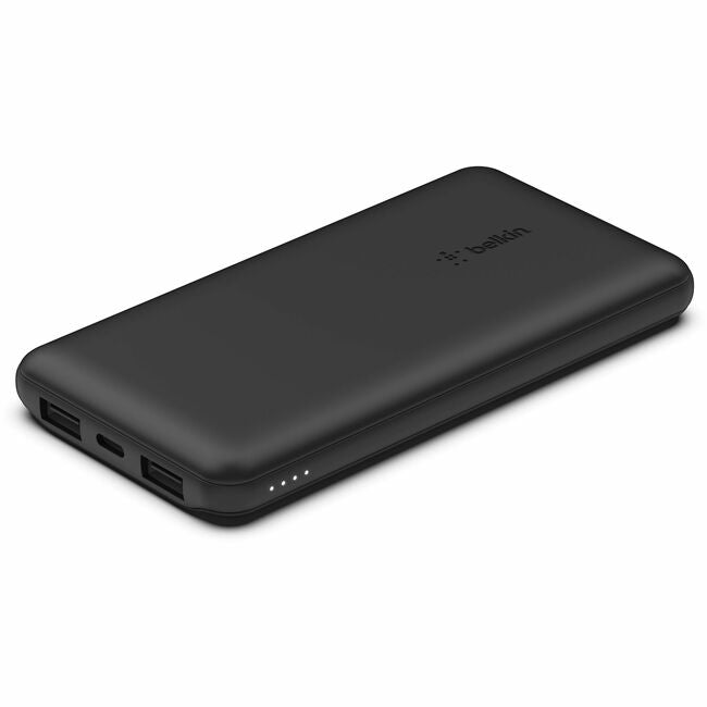 BELKIN, BANQUE D'ALIMENTATION 10K, USB-A & C 15W, NOIR