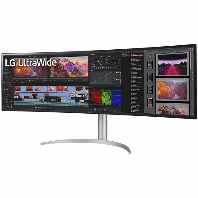 Moniteur LCD de jeu incurvé LG 49WQ95C-W de 49 pouces UW-QHD - 32:9