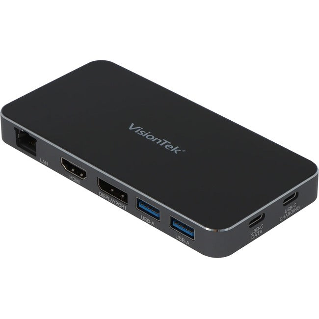 Station d'accueil USB-C portable VisionTek VT350 avec alimentation par câble