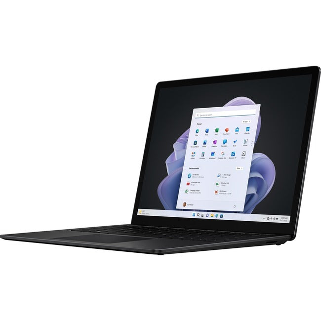 Ordinateur portable Microsoft Surface Laptop 5 13,5" à écran tactile - 2256 x 1504 - Intel Core i5 12e génération i5-1245U Deca-core (10 cœurs) 1,60 GHz - Plateforme Intel Evo - 16 Go de RAM totale - 16 Go de mémoire embarquée - 256 Go de SSD - Noir mat