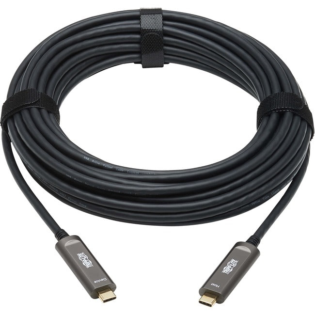 Tripp Lite by Eaton USB 3.2 Gen 2 Fiber Active Optical Cable, M/M, 10 m (33 ft.)
