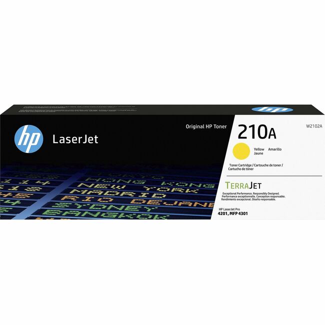 Cartouche de toner laser d'origine HP 210A - Pack jaune