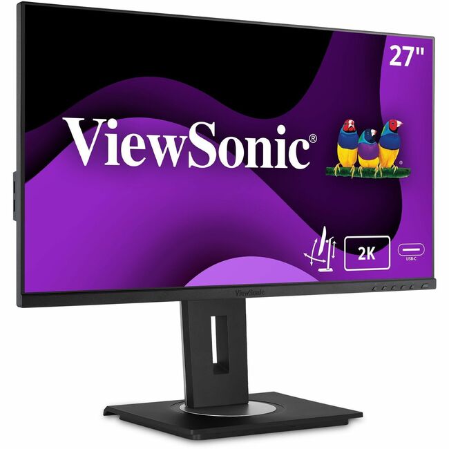 MONITEUR IPS ERGONOMIQUE VIEWSONIC 27INC 1440P AVEC USB C 100 W, RJ45 ET DA