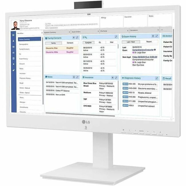 Client léger tout-en-un LG 24CR670NK6N - Intel Celeron N5105 Quad-core (4 cœurs) 2 GHz