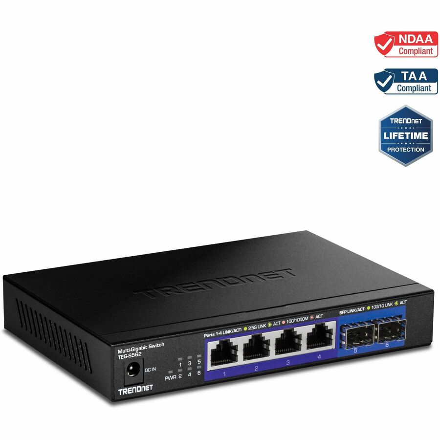 TRENDnet 6-Port Unmanaged Multi-Gig Switch
