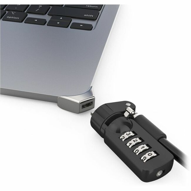 ADAPTATEUR DE VERROUILLAGE COMPULOCKS LEDGE POUR MACBOOK AIR 15 POUCES M2 AVEC CÂBLE COMBINÉ L