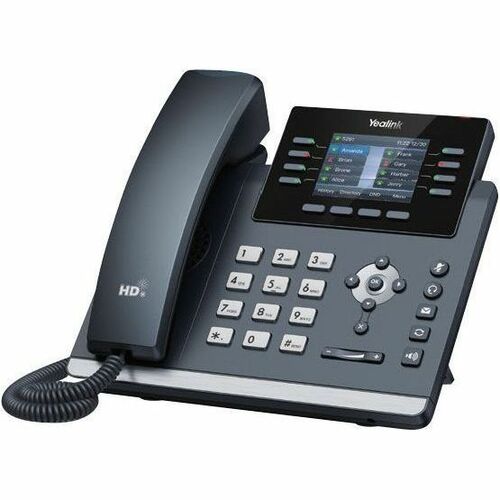 Téléphone IP Yealink SIP-T44W - Avec/Sans fil - Bluetooth, Wi-Fi