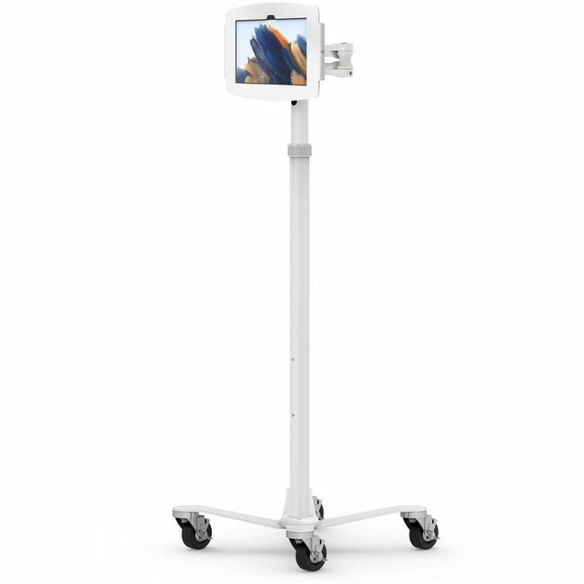 COMPULOCKS GALAXY TAB A8 10.5INCH SPACE ENCLOSURE MEDICAL ROLLING CART EXTENDED
