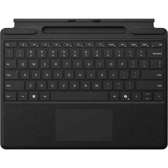 Étui/clavier Microsoft pour tablette Surface Pro 9, Surface Pro 8, Surface Pro 10, Surface Pro 11 - Clavier anglais - Noir