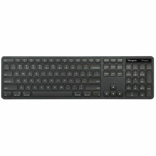 TARGUS WIRELESS-FULL-SIZE ECOSMART ANTIMICROBIAL KEYBOARD W/2.4GHZ DONGLE OR BT