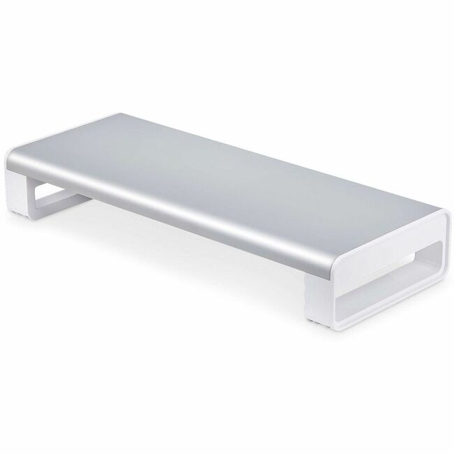 StarTech.com Support d'écran ergonomique, jusqu'à 15 kg, hauteur fixe 9 cm, support d'écran d'ordinateur de bureau/ordinateur portable, plate-forme en acier