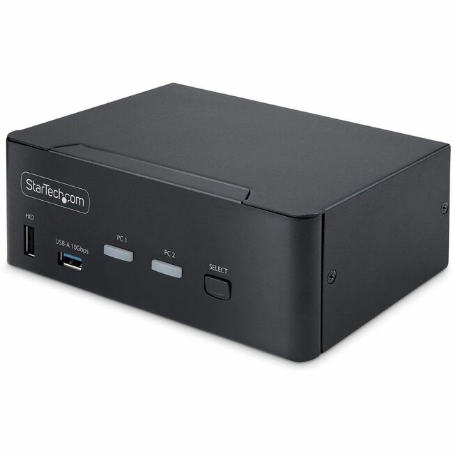 COMMUTATEUR KVM STARTECH 2 PORTS DOUBLE ÉCRAN DISPLAYPORT, 8K 60HZ / 4K 144HZ, DP 1.4