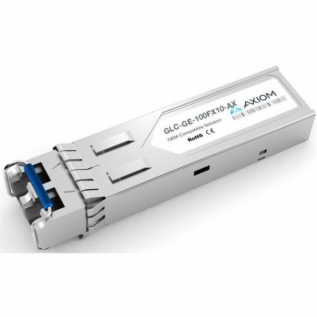 ÉMETTEUR-RÉCEPTEUR SFP AXIOM 100BASE-FX (PACK DE 10) POUR COMPATIBLE CISCO SNMP V3