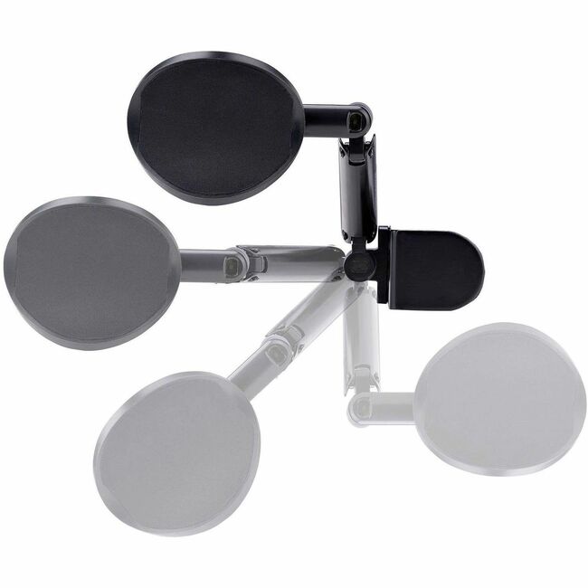 StarTech.com Accoudoir réglable pour bureau, support ergonomique pour bras/coude, rotation à 360 degrés, installation par pince/sans perçage