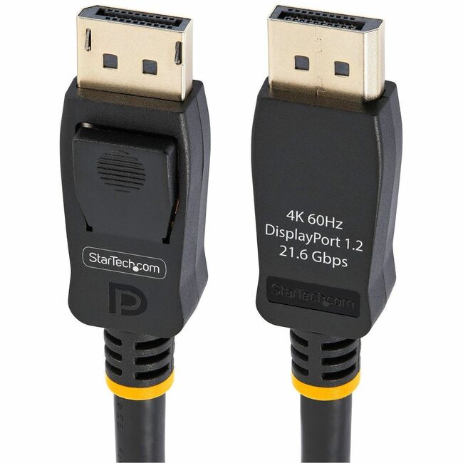 Câble DisplayPort certifié VESA de 3 m (10 pi) de StarTech.com - Lot de 10 - Câble DisplayPort 1.2 avec loquets, 4K 60 Hz UHD - Connecteurs DP verrouillables