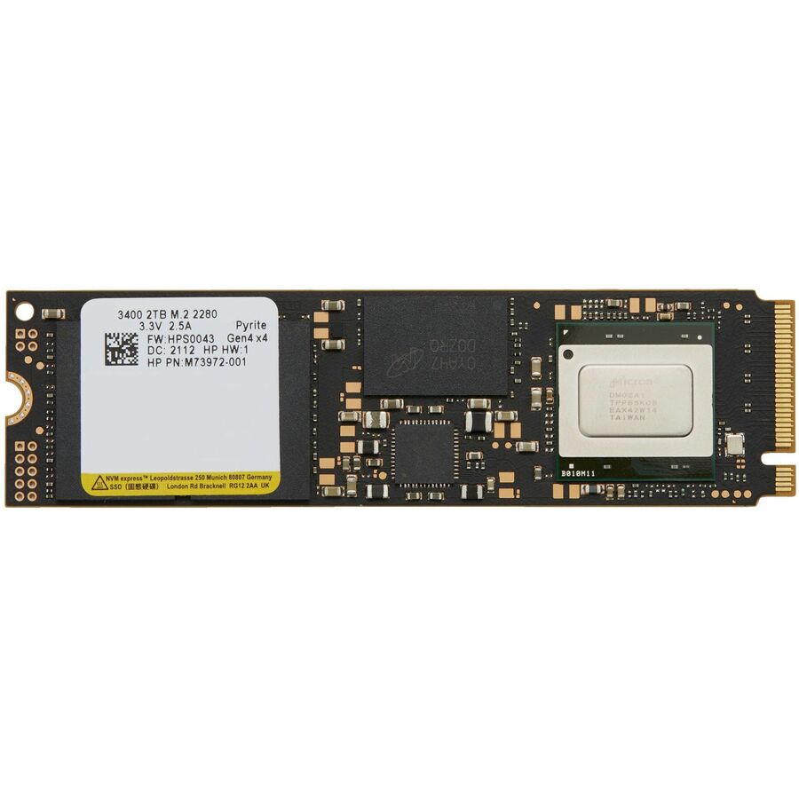 HP 2 TB Solid State Drive - M.2 2280 Internal - PCI Express NVMe (PCI Express NVMe 4.0 x4)