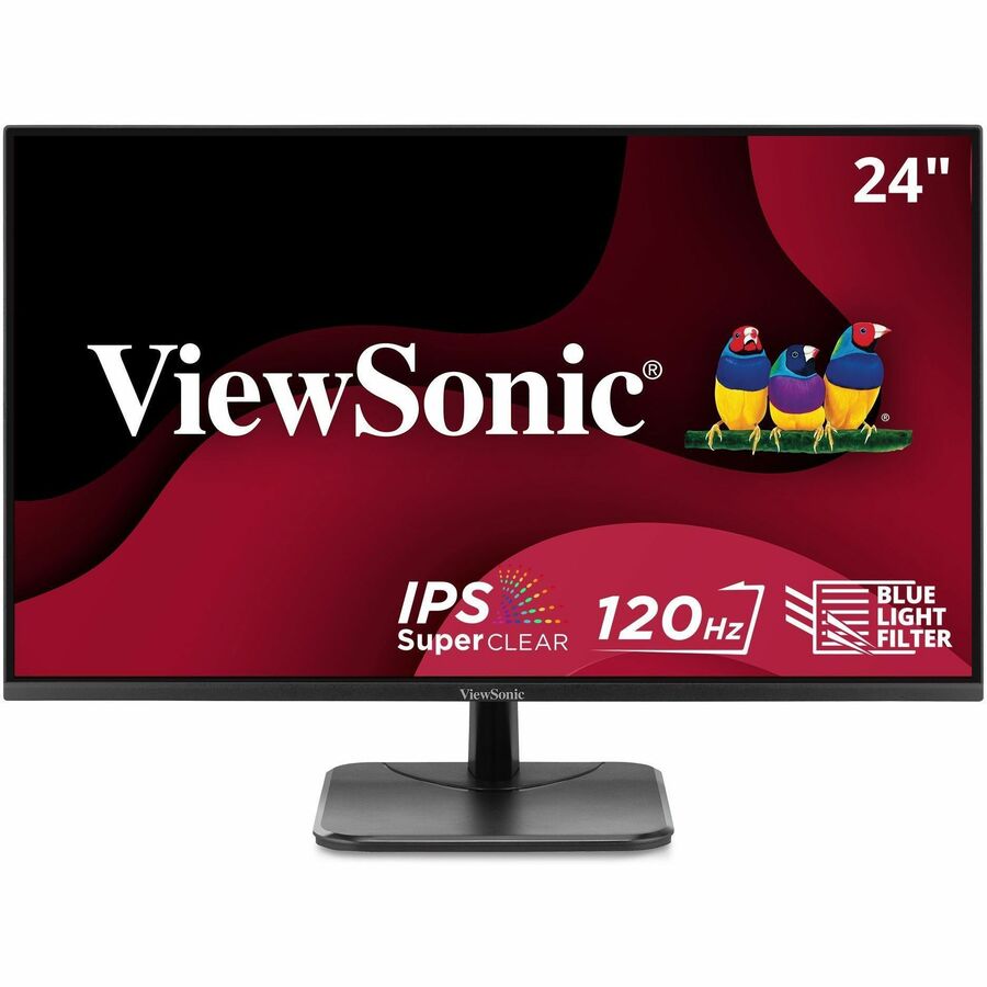 ViewSonic VA2456A-MHD 24" Class Full HD LED Monitor - 16:9 - Black