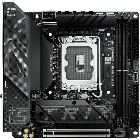 Asus ROG Strix B860-I GAMING WIFI Gaming Desktop Motherboard - Intel B860 Chipset - Socket LGA-1851 - Mini ITX