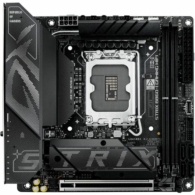 Asus ROG Strix B860-I GAMING WIFI Gaming Desktop Motherboard - Intel B860 Chipset - Socket LGA-1851 - Mini ITX