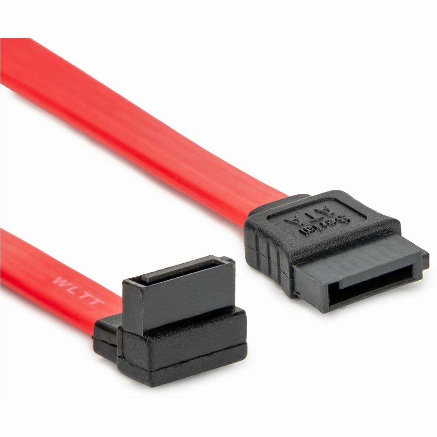 Rocstor 12in SATA to Right Angle SATA Serial ATA Cable
