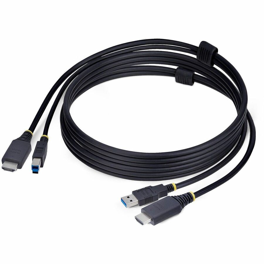 STARTECH 6FT (1.8M) HDMI AND USB 5GBPS KVM CABLE, 4K 60HZ, HDMI 2.0 AND USB COMB