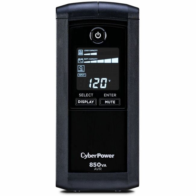 CyberPower UPS Systems CP850AVRLCD Intelligent LCD - Capacity: 850 VA / 510 W