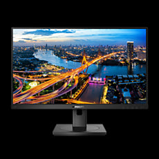 Moniteur LCD FHD 24 pouces avec station d'accueil USB-C, réglage de la hauteur, garantie de 4 ans