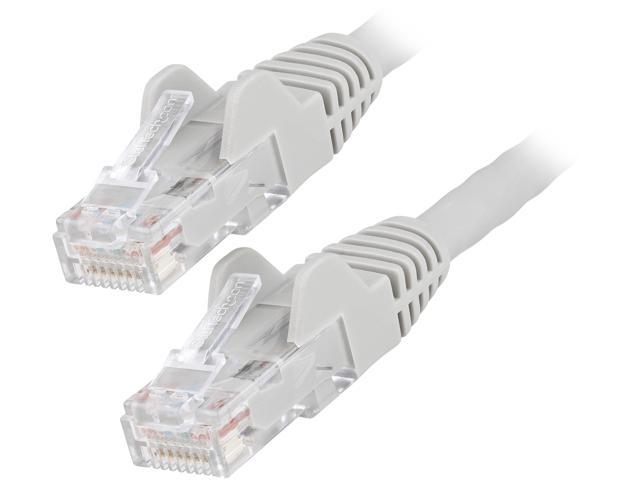 Câble Ethernet LSZH CAT6 gris de 15 pi/4,6 m - 10 GbE Multi Gigabit 1/2,5/5 Gbit/s/10 Gbit/s
