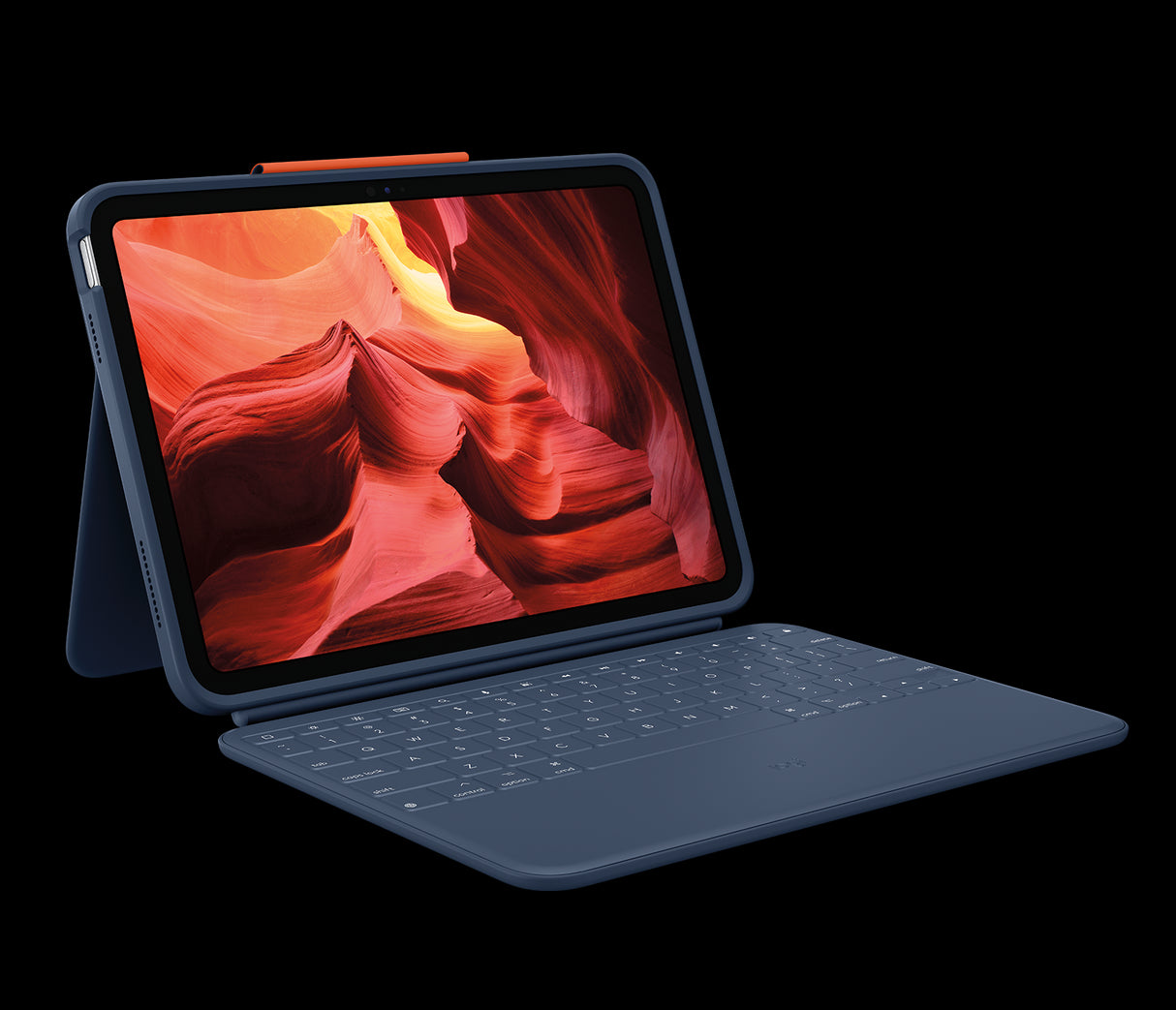 Étui clavier/housse robuste Logitech Rugged Combo 4 pour tablette Apple iPad (10e génération), stylet