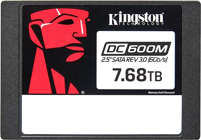 Disque SSD Kingston DC600M 7,50 To - 2,5" interne - SATA (SATA/600) - Utilisation mixte