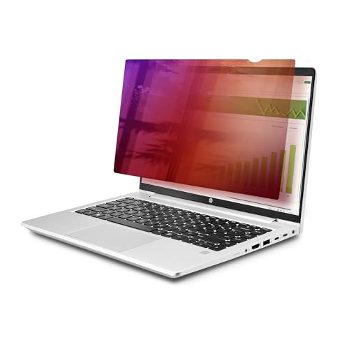 StarTech.com 15.6-inch 16:9 Gold Laptop Privacy Screen, Reversible Filter w/Enhanced Privacy, Computer Security Filter, +/- 30° View Angle