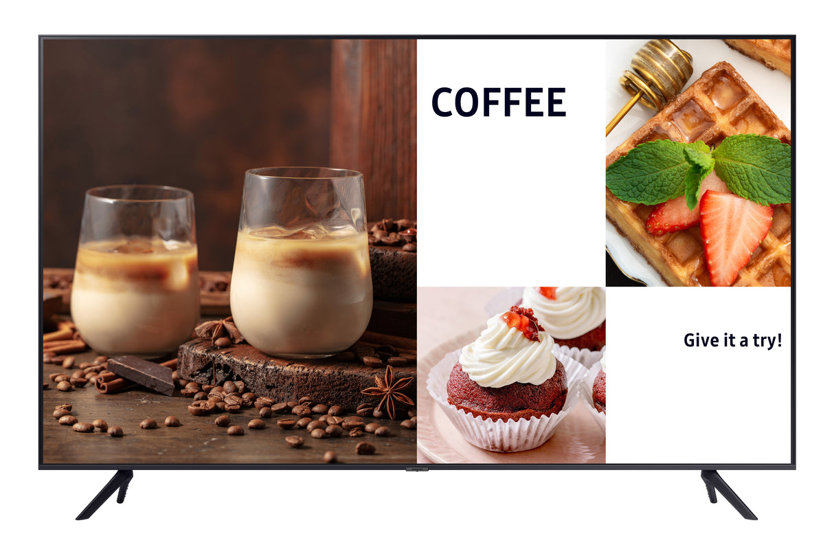 Téléviseur LED-LCD intelligent Samsung BEC-H LH85BECHLGF 85" 2023 - 4K UHDTV - Gris Titane