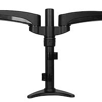 StarTech.com Desk Mount Dual Monitor Arm, Dual Articulating Monitor Arm, Height Adjustable, For VESA Monitors up to 24" (29.9lb/13.6kg)